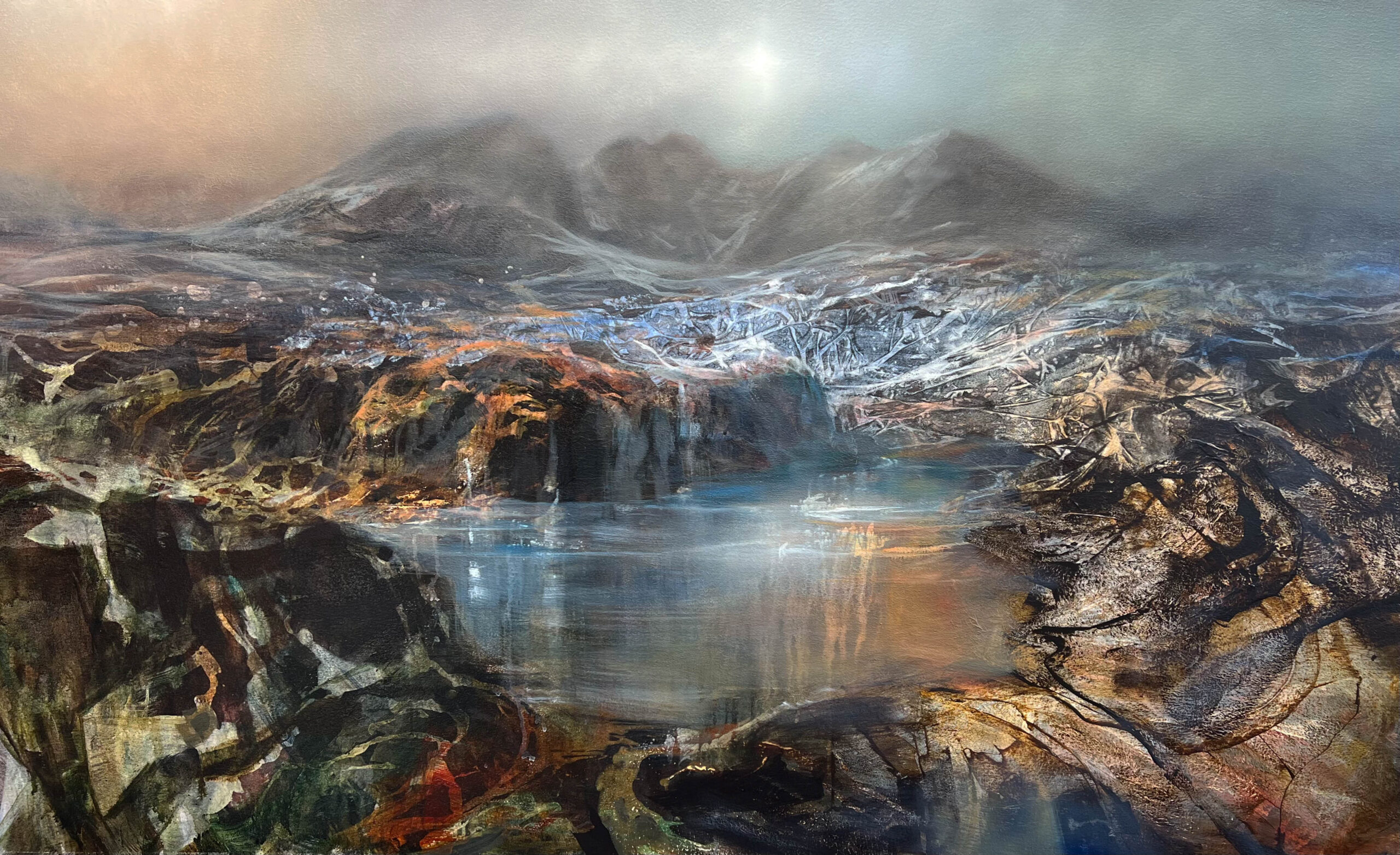 Contemporary Scottish Landscape Painter Painting Scotland